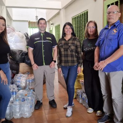 Cámara de Turismo del Táchira entrega insumos a Protección Civil en beneficio a las familias damnificadas